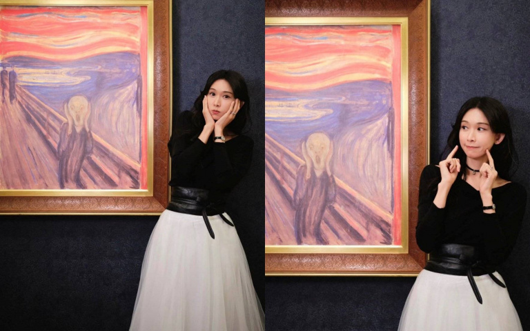 林志玲高EQ不是說假的！同框名畫也在練「情緒管理」，親授一招：快失控時先這樣「呼吸」！