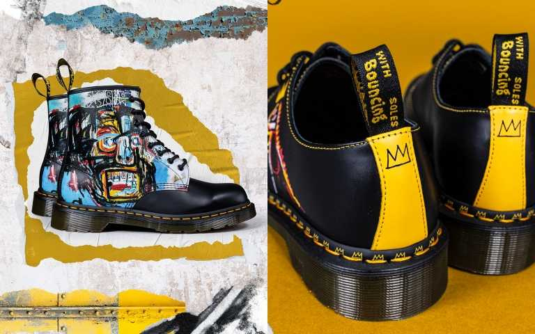 Dr. Martens Ｘ Basquiat神級塗鴉再度回歸！經典恐龍塗鴉躍上三孔馬汀鞋實在太可愛！