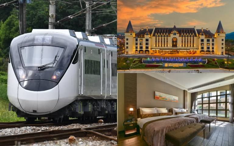 臺鐵EMU3000首發團！「花蓮瑞穗天合」包車票、住獨棟Villa，再贈SPA芳療！