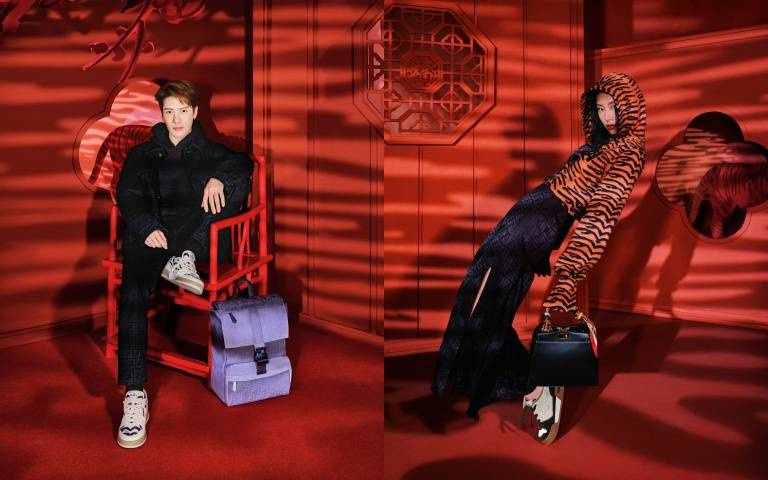 招好運這樣穿!王嘉爾再度為 FENDI 拍攝大片,各種東北虎紋單品打造時髦又應景的新年穿搭