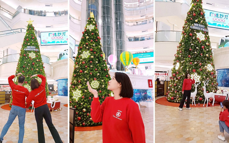 打卡3層樓高「星願聖誕樹」、「巨型水族箱」！穿紅、綠再抽Apple Watch！