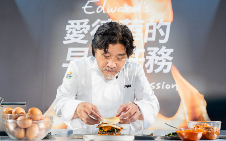 拉亞漢堡聯名《黑白大廚》愛德華李 Q Burger掀起法式松露早晨風潮
