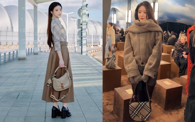 i-dle舒華首登Burberry大秀！被韓媒受封：新一代時尚寵兒
