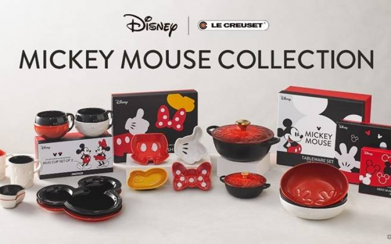 少女心大噴發!「LE CREUSET」與Disney推出的「迪士尼米奇系列」廚具 精緻料理再升級