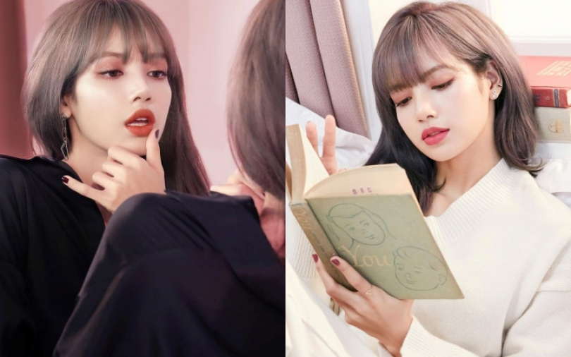 跟著IG女王Lisa減齡　剪齊瀏海和擦楓糖色唇膏就對了！