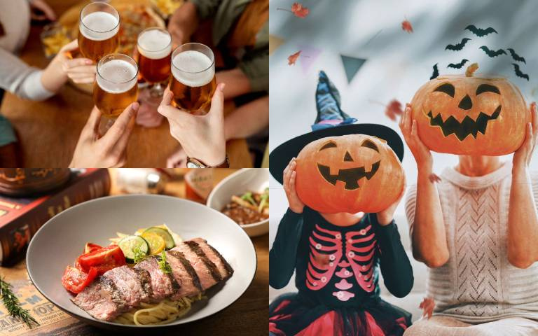 舒肥牛小排套餐買一送一！萬聖節變裝再送義大利沛羅尼啤酒！