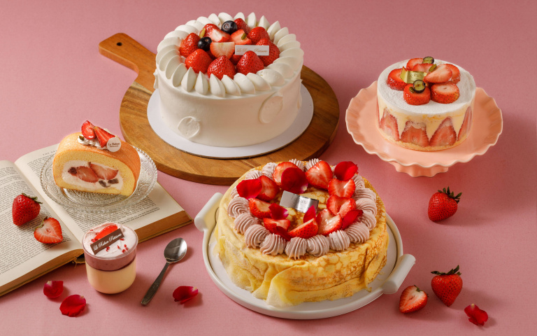 草莓季來囉！甜點坊冬季限定，草莓千層、蛋糕、芙蓮真的超欠吃！