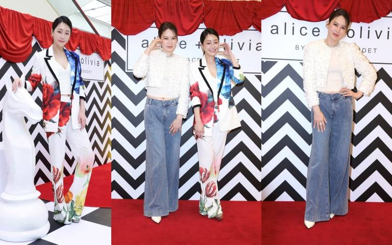 Melody透露：如果約會一定會穿蝴蝶結服裝，最好露點鎖骨！謝欣穎則是愛上 蝴蝶結千層長洋裝，大喊想買下來！