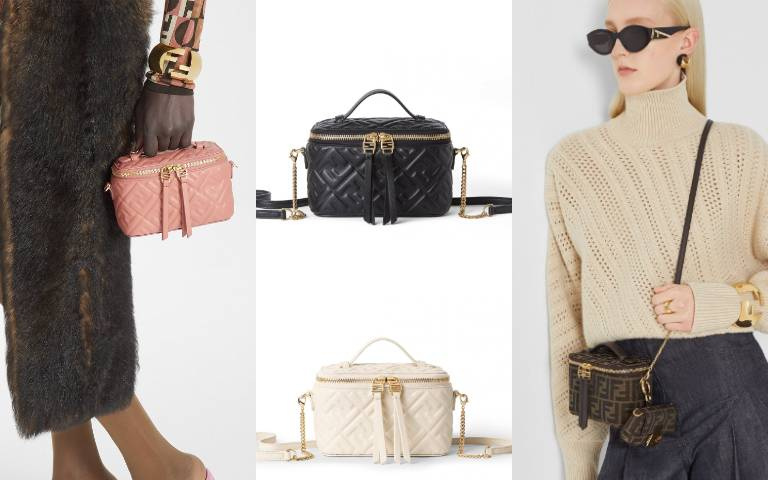 FENDI全新VANITY迷你包太燒心！梳妝盒變身時髦小包、顏值高又能裝，每個顏色都想收編