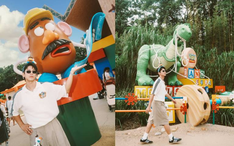 林柏宏狂讚香港迪士尼的童話魅力！親自推薦樂園攻略：《玩具總動員》主題園區必拍、星空派對感動到眼眶泛淚