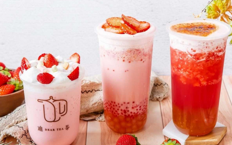 爽喝一整年飲料不用錢!知名手搖飲「草莓系夢幻飲品」新登場 連草莓蛋糕「也能用吸的」!