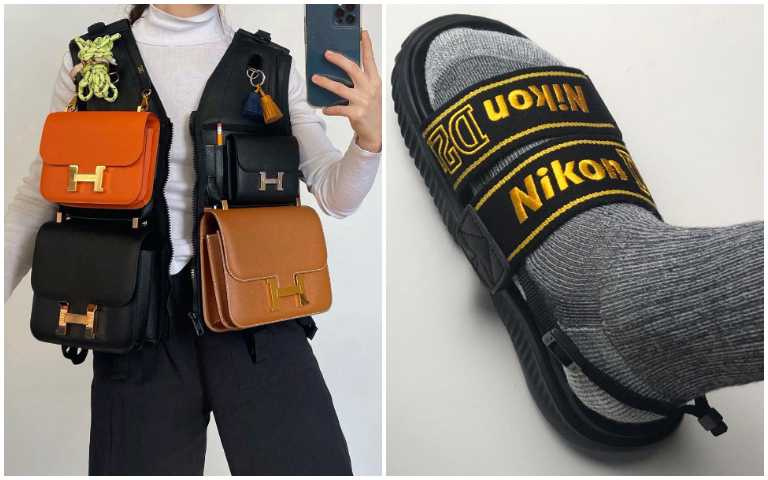 愛馬仕背心、Nikon拖鞋!鬼才設計師Nicole Mclaughlin惡搞藝術,看了都有點於心不忍!