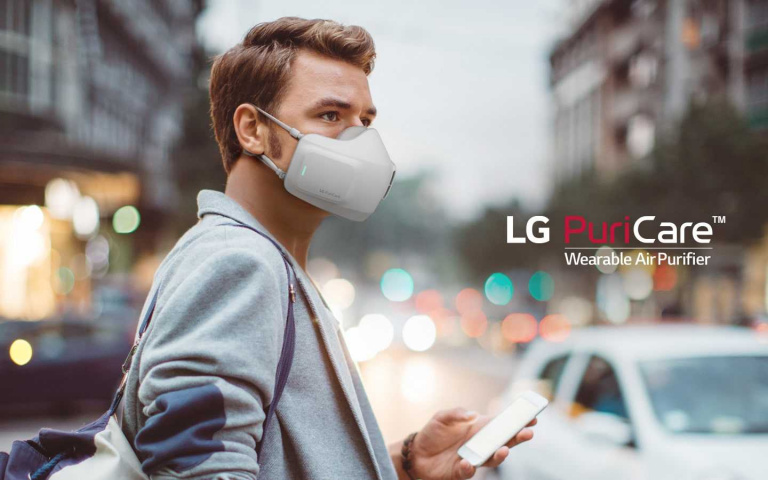 LG也有做口罩？簡直帥翻了～