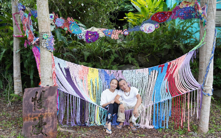 藝遊東海岸1／走進光影與布料構築的迷幻世界　手作五節芒小掃帚、訪絕美水梯田