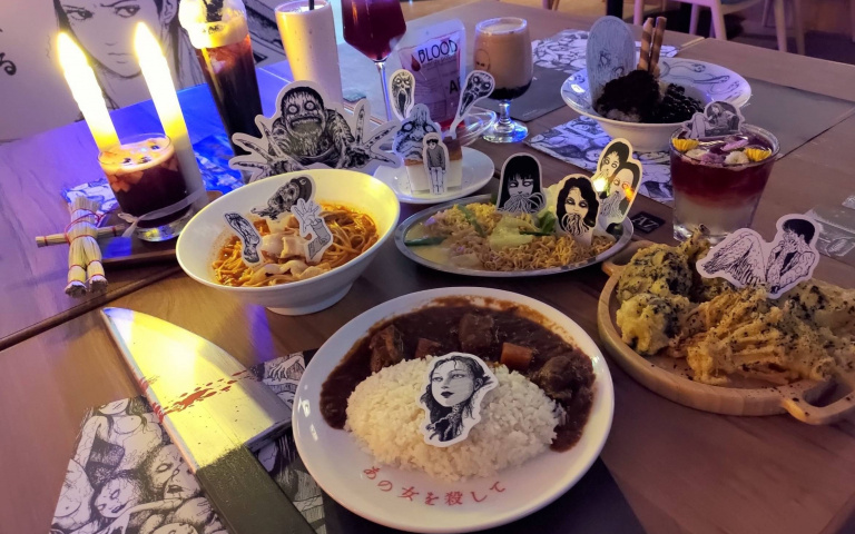 餐酒館吸客放大招！聯名伊藤潤二推暗黑風試膽餐點　4月壽星最高享免費30杯shot