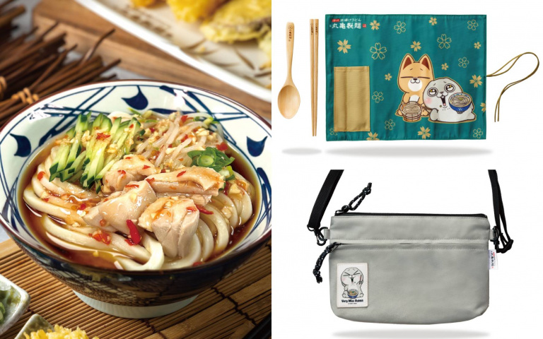丸亀製麵攜手「好想兔」　餐具組、側背包聯名商品萌翻