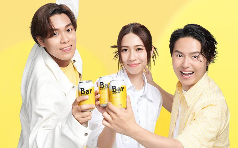 台灣麒麟2024玩心代言人全新亮相　快和告五人｢一起來玩Bar」