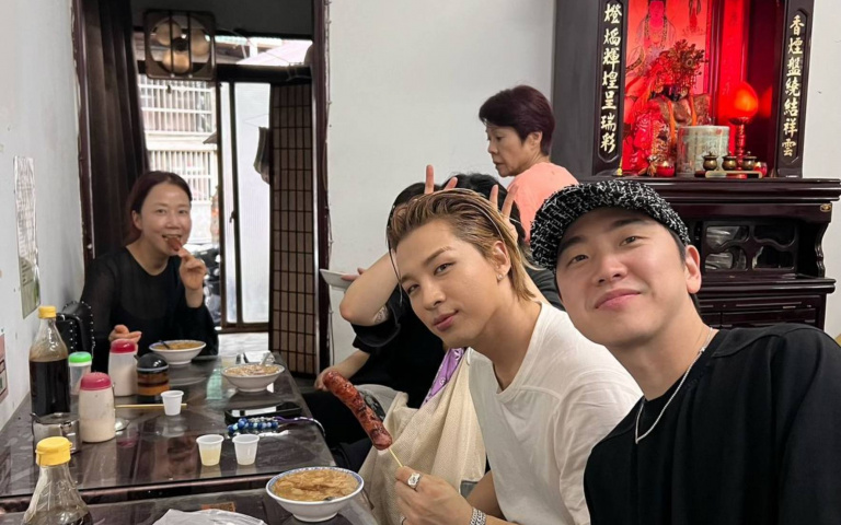 BIGBANG太陽「神明桌合照」超台 狂嗑大腸麵線、香腸是這兩間名店
