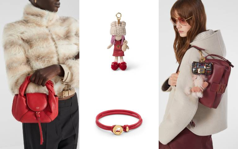 過年送禮不出錯！FENDI開運紅單品推薦：包包、手環…限定吊飾可愛到犯規，還暗藏這些好運細節