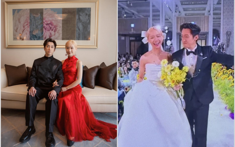 半個演藝圈都來了！Lulu、陳漢典文華東方大婚笑聲不斷，文定儀式中式造型成驚喜彩蛋