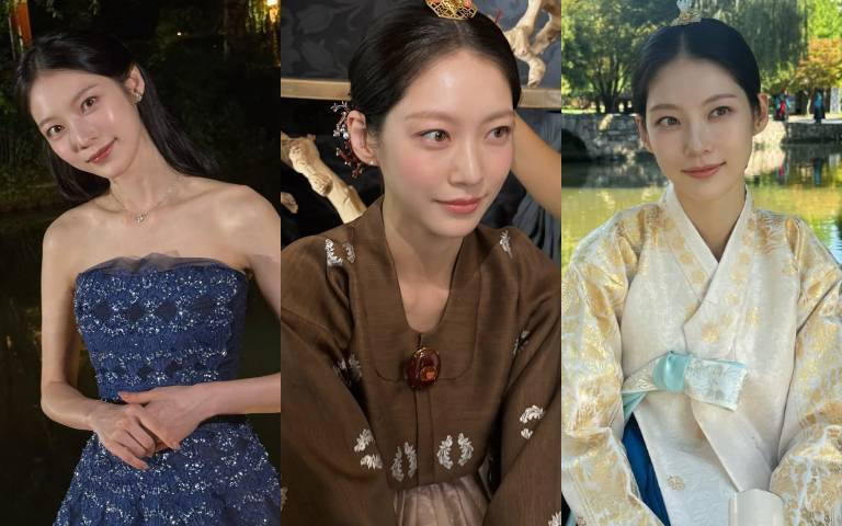 孔升妍《21世紀大君夫人》氣質妝容解析：通透水光肌 × 蜜桃色腮紅，打造高位感的純淨美學