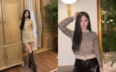 周子瑜現身F1新加坡美出新高度！LV三套「財閥千金風」連發，短裙配長靴辣秀逆天美腿