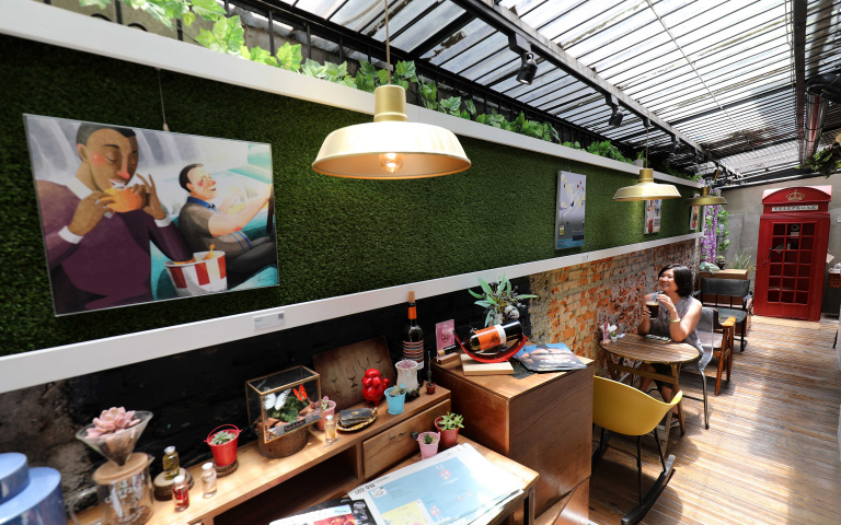 暫離都市喧囂 藝廊咖啡館1／理念沒有設限 鈾咖啡