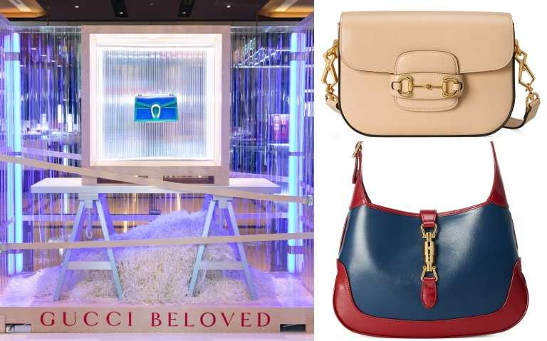 奶茶色生力軍！GUCCI 爆款馬銜包換上清爽奶茶色調，與經典包款們一同推經典摯愛系列