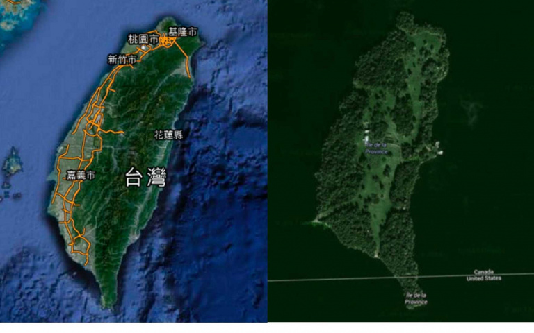 「平行世界」真的存在?神祕小島與台灣「相似度90%」,連「恆春半島」都完美複製!