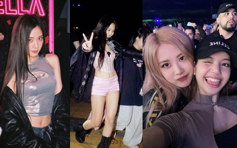 BLACKPINK參加Coachella音樂節超可愛花絮照陸續曝光!4人從服裝到髮型通通登上熱搜話題啦!