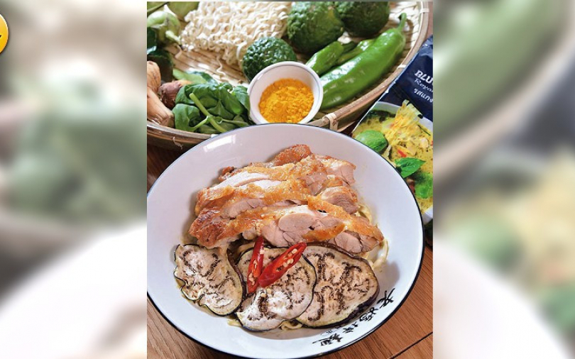 【消暑泰料理1】綠咖哩拌麵