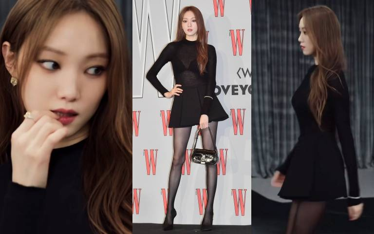 李聖經穿Versace透視上衣辣翻！豐胸細腰加鉛筆腿這身材實在太逆天！