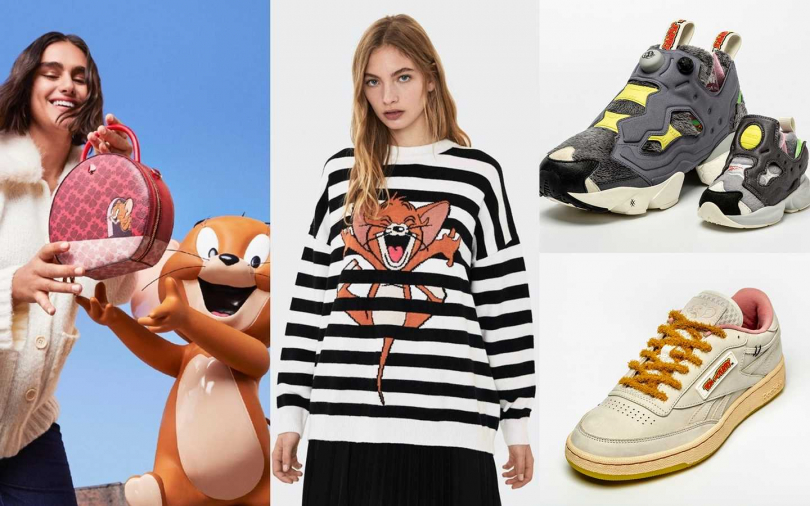 鼠年最紅聯名！經典動畫TOM & JERRY搞怪走紅時尚圈！