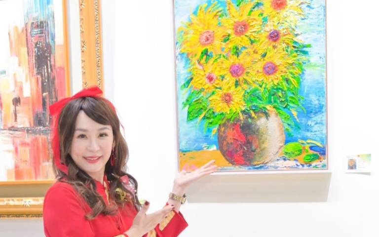 健康節目主持人陳力瑜　勇奪日本東京都美術館第26屆國際書畫交流銀獎　並開華視新節目推廣健康料理