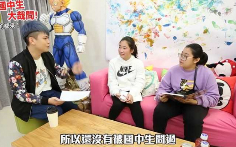 國中生寫信約訪　蔡阿嘎「有問必答」22分鐘被讚爆