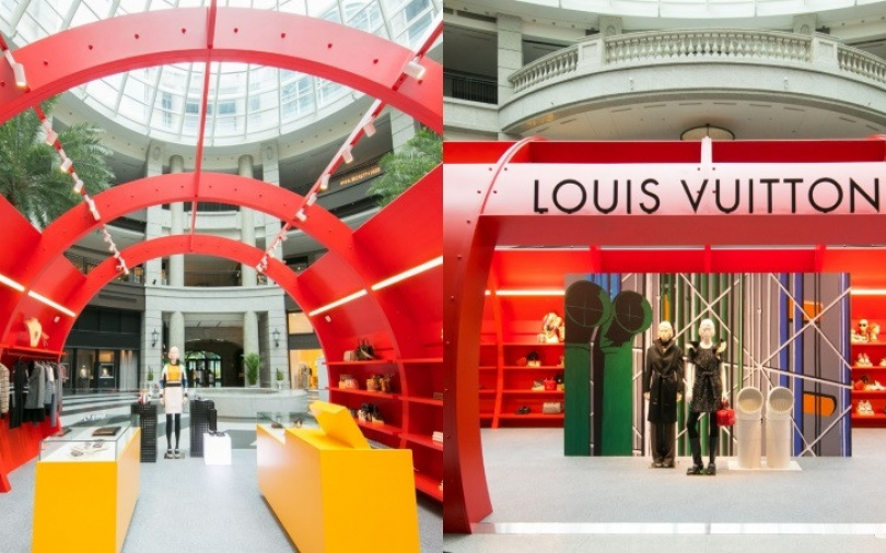 LV秋冬女裝快閃店　把龐畢度搬進Bellavita