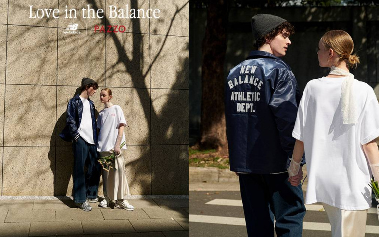 PAZZO×New Balance!婚禮元素單品,大學TEE、棉褲、夾克即日起開賣!