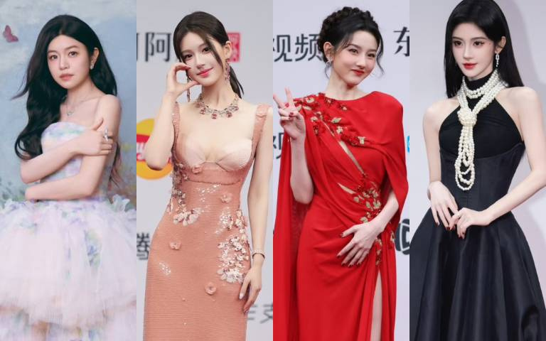 騰訊星光大賞紅毯盛宴！宋祖兒紅色禮服夢回《折腰》小喬、趙露思《許我耀眼》女王歸來、陳妍希「蝴蝶裝」呼應《狙擊蝴蝶》