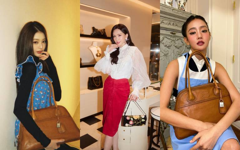 林志玲欽點神包、優雅指數直接拉滿！Miu Miu這顆新包實用又高級，連Minnie、張員瑛都搶背