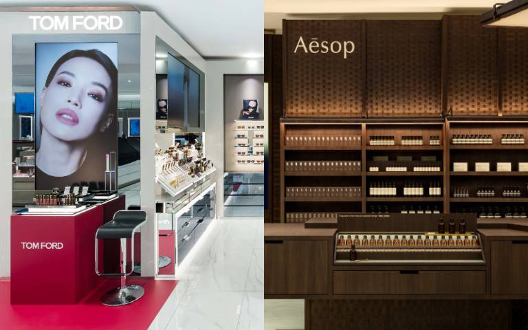 台北大巨蛋美妝香氛地圖：TOM FORD 全台首間「Beauty × Eyewear」概念店、Aesop 復刻老宅花磚溫潤進駐