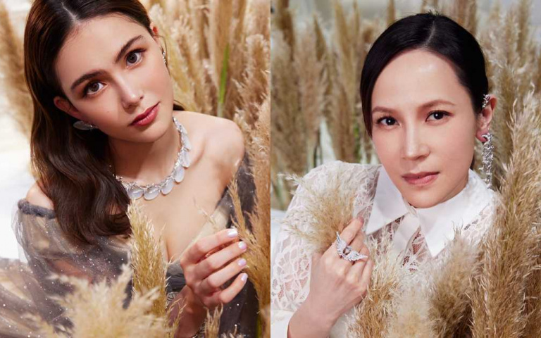 寶詩龍Contemplation頂級珠寶隆重登台!品牌大使昆凌vs.金曲歌后楊乃文,仙氣飄飄共賞雲影幻思!