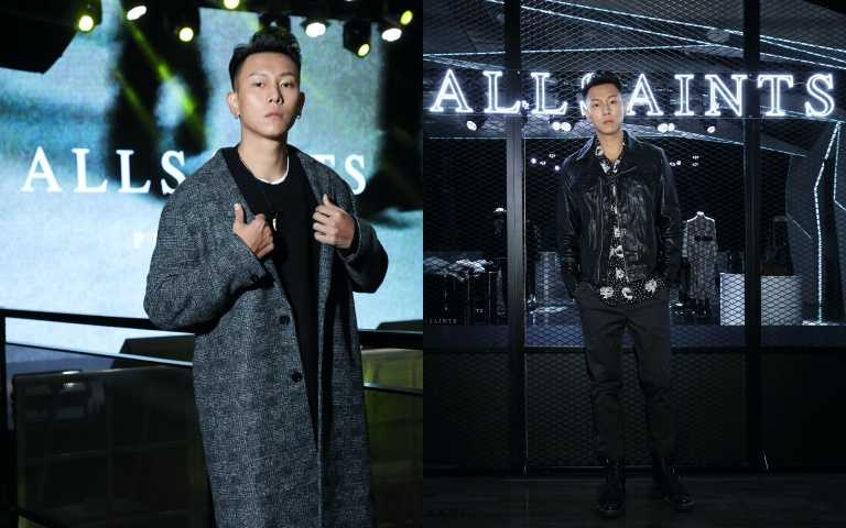 ALLSAINTS皮衣搭花襯衫 瘦子:「有自信的台就是帥!」