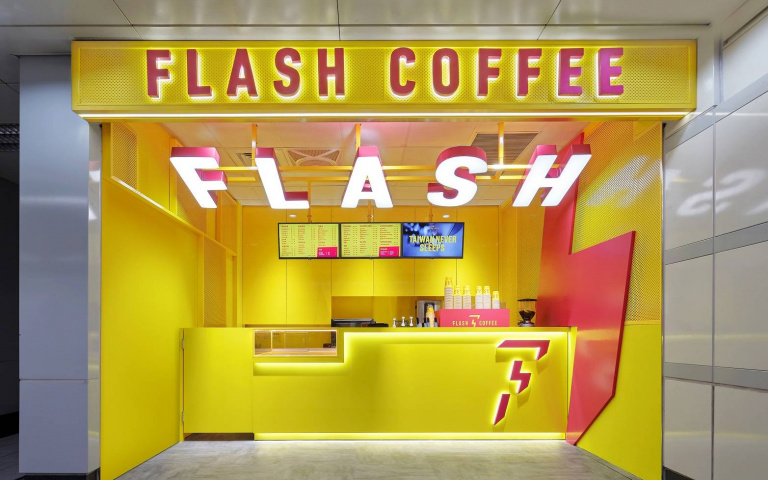 亞洲連鎖咖啡品牌「Flash Coffee」登台 首店插旗行天宮商圈、9月再開二店