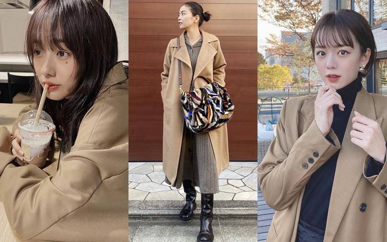 氣質代名詞的「棕色大衣」多好搭?看日本女生IG穿搭照就知道,根本每套都是優雅小姐姐look!