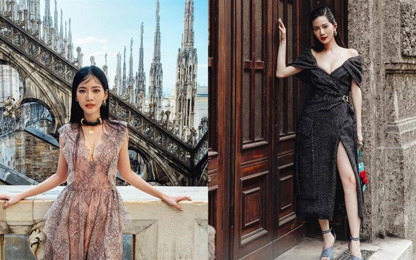 米蘭最美觀光客！曾之喬米蘭靚艶時裝周街拍