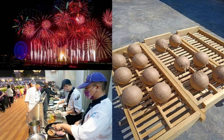 999秒煙火秀登場!「義大世界」跨年活動,讓你吃美食邊看煙火!