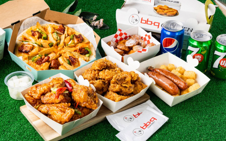 韓式連鎖炸雞店推套餐組合　爽吃去骨炸雞、帶骨香腸、小鬆餅