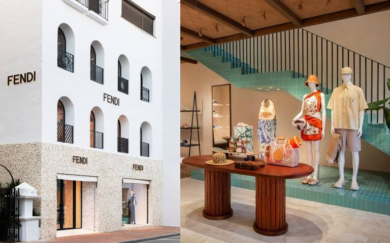 FENDI再拓點，這次在西班牙太陽海岸著名時尚區巴努斯港開設全新精品店！