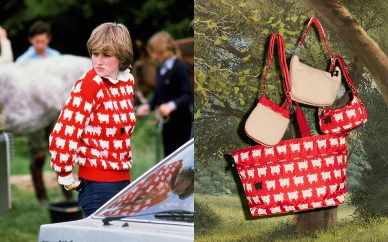 黛安娜王妃『百萬美元天價毛衣』竟推出同款圖騰聯名包？超親民價格很值得入手收藏！