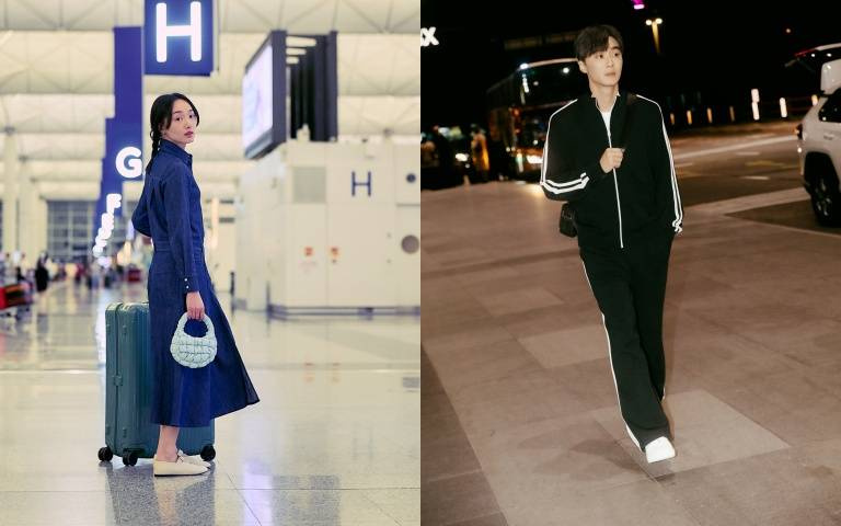 施柏宇、蔡思韵共遊羅馬！兩人機場穿搭簡直時時髦教科書！